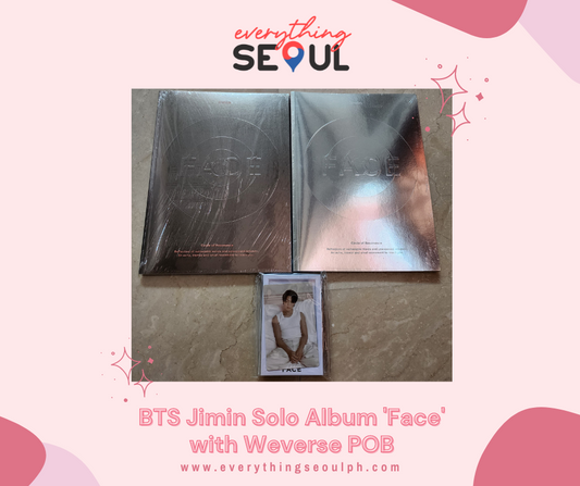 BTS Jimin Solo Album 'Face' with Weverse POB