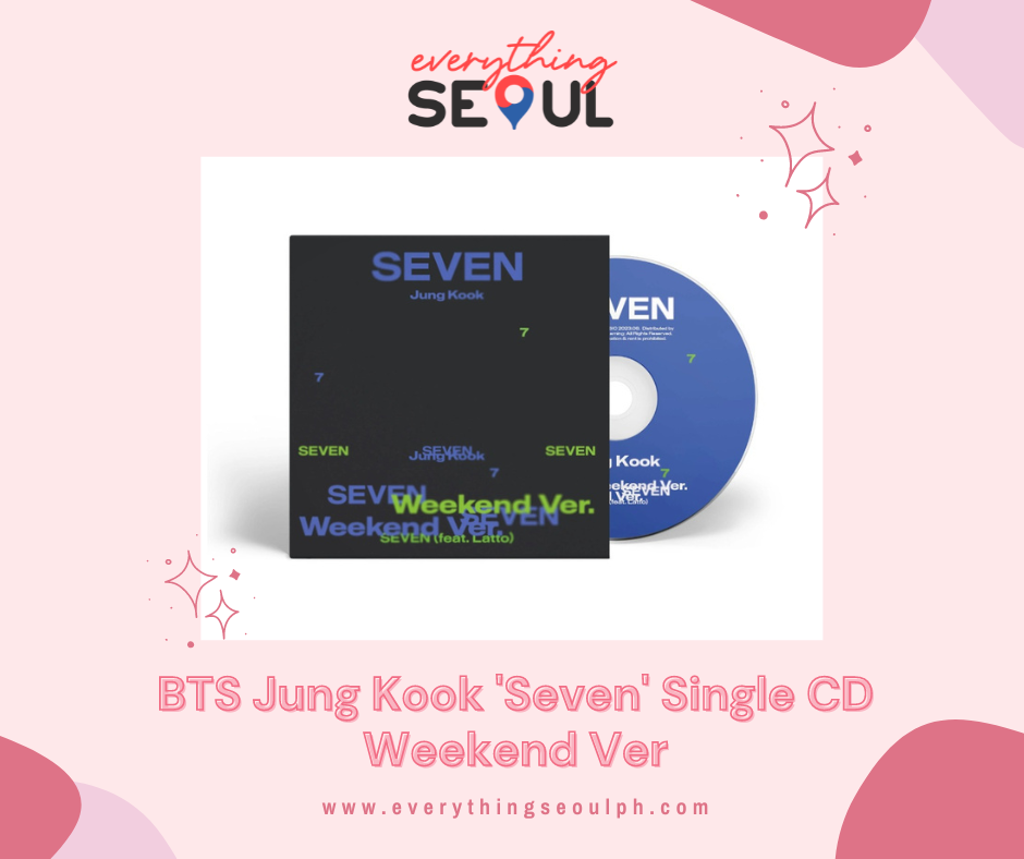 BTS Jung Kook 'Seven' Single CD