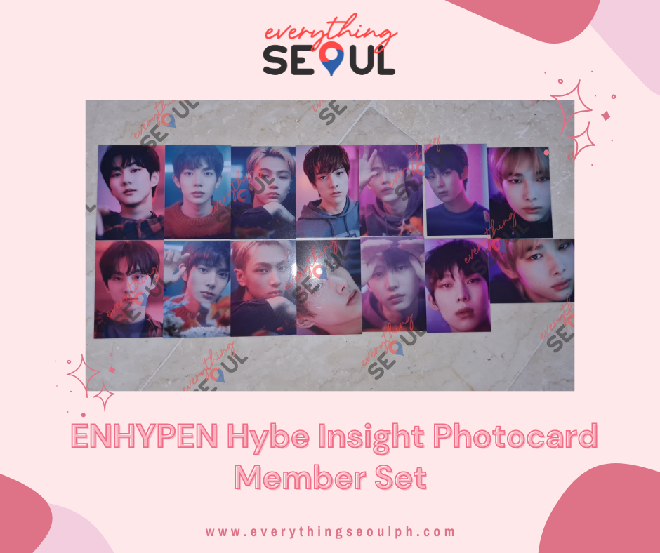 ENHYPEN Hybe Insight Photocard Member Set – Everything Seoul PH