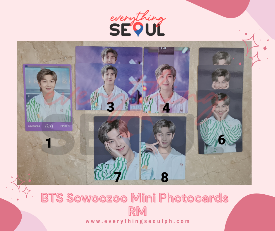 BTS Sowoozoo Mini Photocards (RM)
