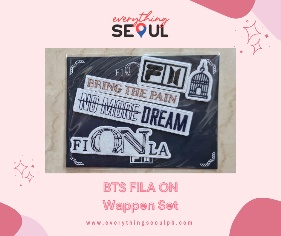 BTS FILA ON Wappen Set