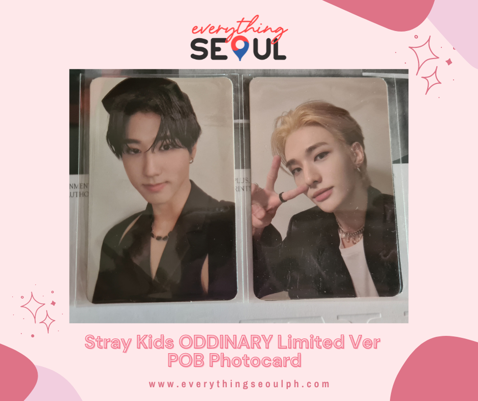 Stray Kids ODDINARY Limited Ver POB Photocard