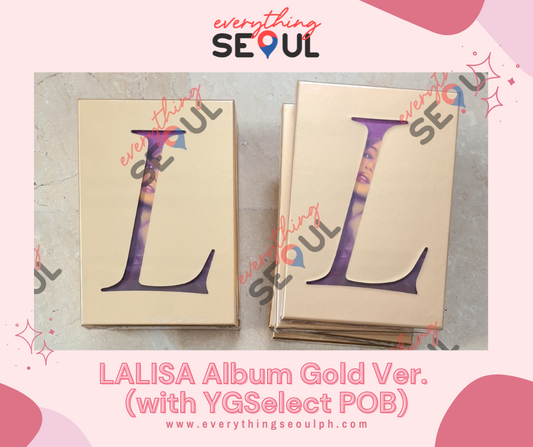 BLACKPINK LISA 'LALISA' Album Gold Ver. (with YGSelect POB)