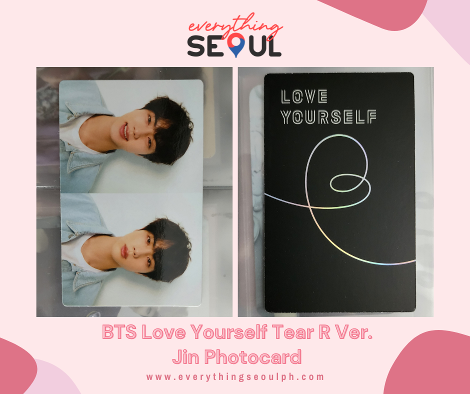 BTS Love Yourself Tear R Ver. Jin Photocard