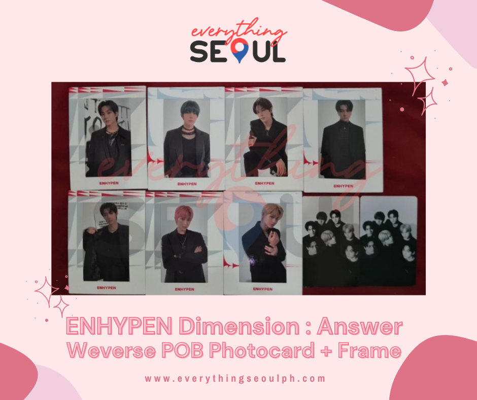 ENHYPEN Dimension : Answer Weverse POB Photocard + Frame