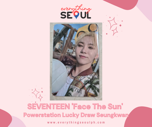 SEVENTEEN 4th Album 'Face The Sun' Soundwave Lucky Draw Photocards