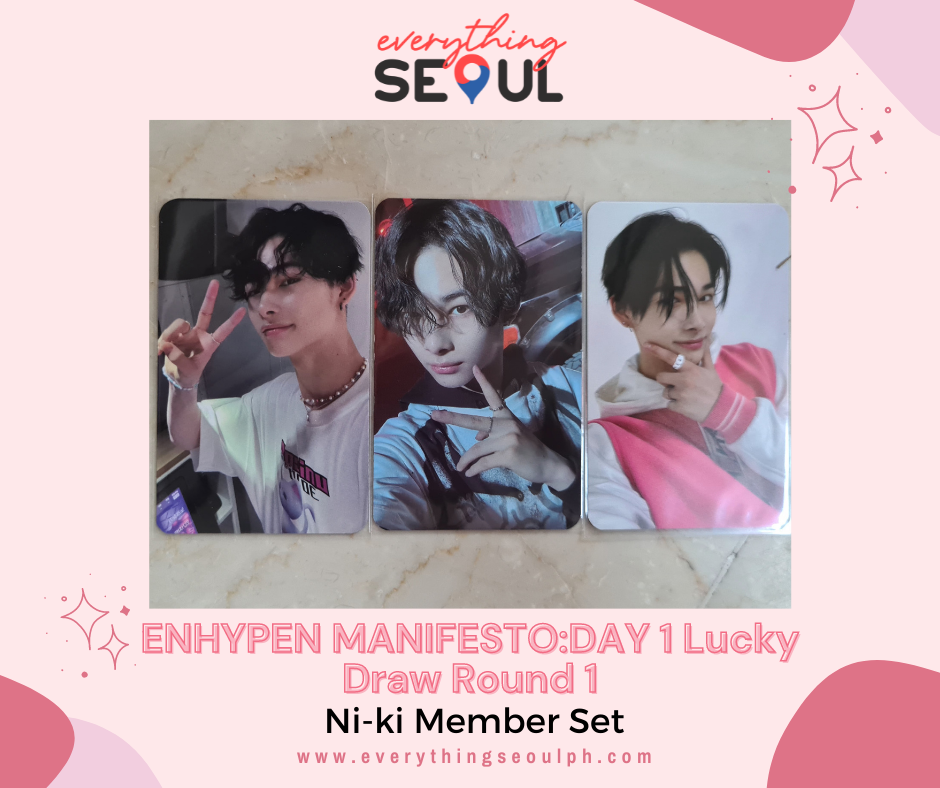 ENHYPEN MANIFESTO:DAY 1 Lucky Draw Ni-ki Member Set