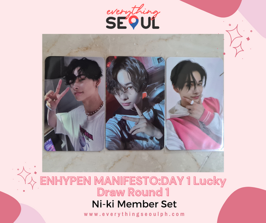 ENHYPEN MANIFESTO:DAY 1 Lucky Draw Ni-ki Member Set