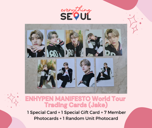 ENHYPEN MANIFESTO World Tour Trading Cards Member Set