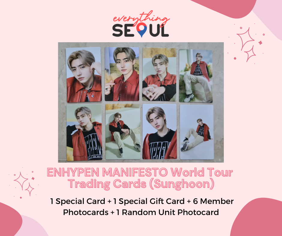 ENHYPEN MANIFESTO World Tour Trading Cards Member Set
