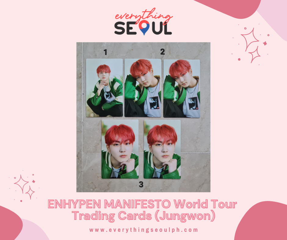 ENHYPEN MANIFESTO World Tour Trading Cards – Everything Seoul PH
