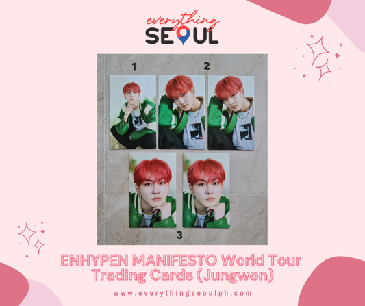 ENHYPEN MANIFESTO World Tour Trading Cards