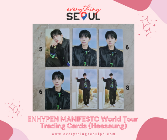 ENHYPEN MANIFESTO World Tour Trading Cards