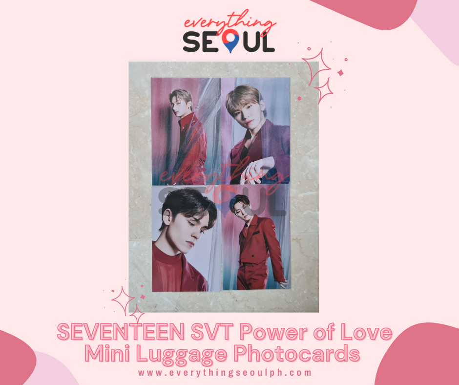 SEVENTEEN SVT Power of Love Mini Luggage Photocards – Everything