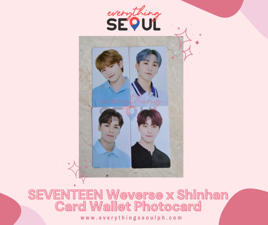 SEVENTEEN Weverse x Shinhan Card Wallet Photocard – Everything