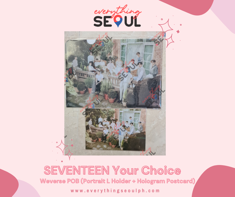 SEVENTEEN Your Choice Weverse POB (Portrait L Holder + Hologram Postcard)