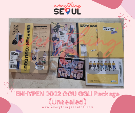 ENHYPEN 2022 GGU GGU Package (Unsealed)