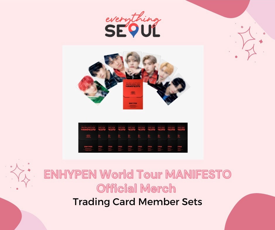 ENHYPEN MANIFESTO World Tour Trading Cards Member Set – Everything