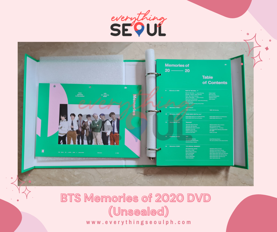 BTS Memories of 2020 DVD (Unsealed) – Everything Seoul PH