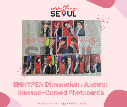 ENHYPEN Dimension : Answer Blessed-Cursed Photocards